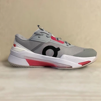 Жіночі кросівки для тенісу ON The Roger Pro Fire Clay Arctic Pink 38 (24,5 см) Сірий