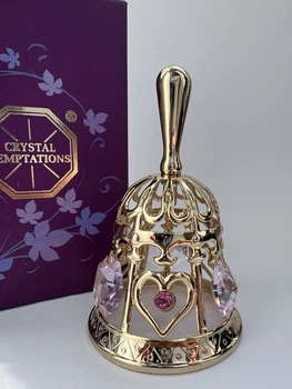 Фигурка со стразами Swarovski Колокольчик 7 см 1602451