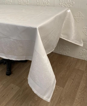 Скатерть Masali тефлон 160x400 Model 508 Cream
