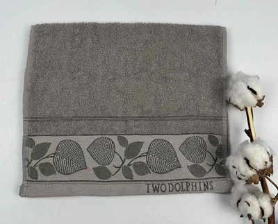 Рушник Two Dolphins Vip Cotton 30х50 Penza Темно-серий(A150)