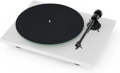 Вініловий програвач з фонокоректором Pro-Ject T1 EVO Phono OM10 White