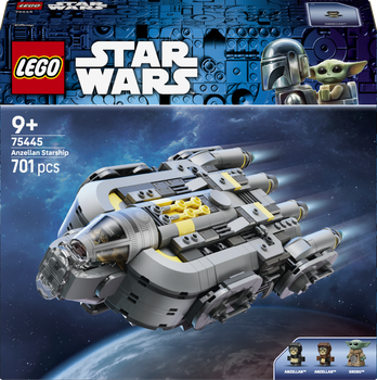 Zestaw klocków LEGO Star Wars Anzellański statek gwiezdny 701 element (75445)