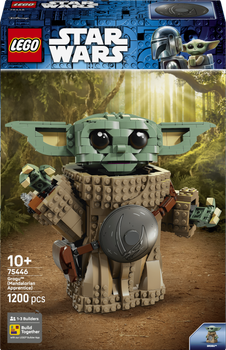 Zestaw klocków LEGO Star Wars Grogu - uczeń Mandalorianina 1200 elementów (75446)