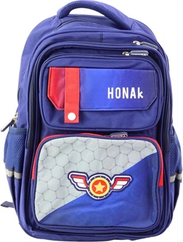 Plecak szkolny Lean Toys Granatowy 41 x 30 x 16 cm 20 l (5905991043713)