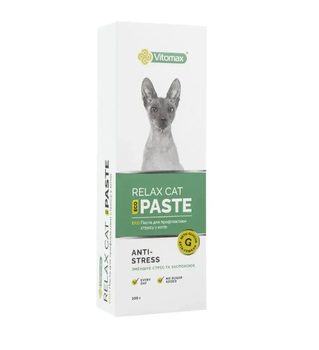 ЭКО ПАСТА Vitomax для профилактики стресса у котов (100 г)
