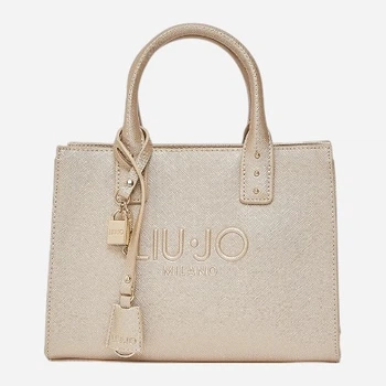 Сумка крос-боді жіноча зі штучної шкіри маленька Liu Jo AA6150ES029 90048 Золотиста (800070353790)
