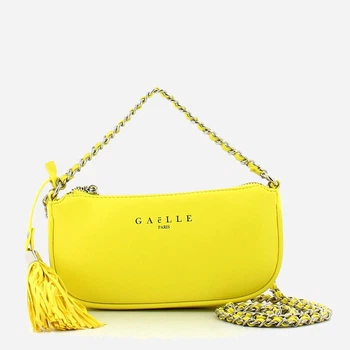 Torebka crossbody damska mała GAELLE GBDA3100AB GIALLO Żółta (800070258389)