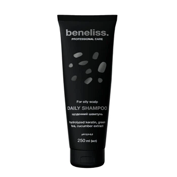 Daily Shampoo For oily scalp Делікатний шампунь для частого використання Beneliss 250 ml