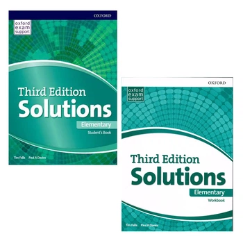 Комплект підручників Solutions 3rd edition Elementary (Student's Book + Workbook)