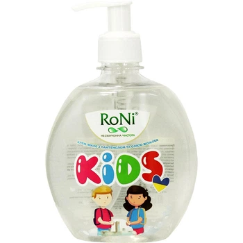Крем-мило RoNi KIDS з гліцерином, пантенолом та олією жожоба, пет-банка, 450 г