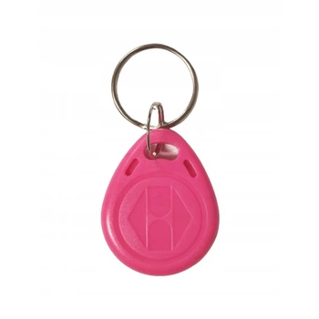 Чип-брелок RFID, 125kHz (только чтение) EM4100/TK4100, 34х29х5мм, Pink