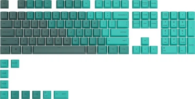 Klawisze Glorious Gaming Keycaps US ANSI 114 Rain Forest (GLO-KC-GPBT-RF)