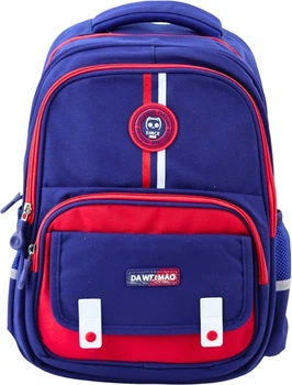 Plecak szkolny Lean Toys Granatowo-czerwony 38 x 28 x 19 cm 20 l (5905991044093)