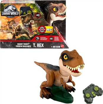 Динозавр Тираннозавр Рекс Jurassic World T-Rex Roarin Frenzy RC Vehicle