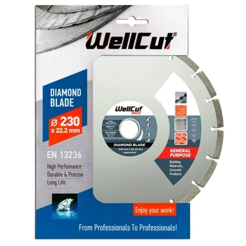 Алмазный диск 230 7х22,23 Standard сегмент WellCut (118970)