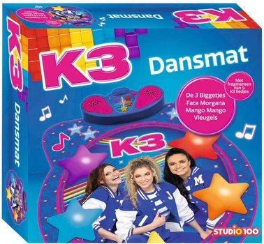 Танцювальний килимок Studio 100 K3 80 x 80 см MEK3B2000900 (5414233250265)