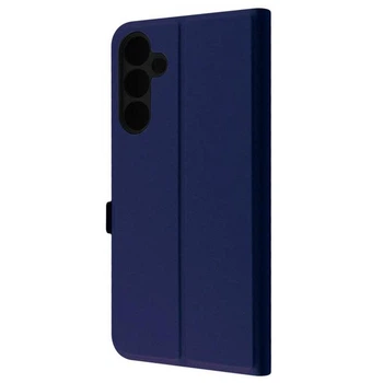 Шкіряний чохол-книжка Wave Flap Case (PU) для Motorola Moto G06/G06 power (Синій)