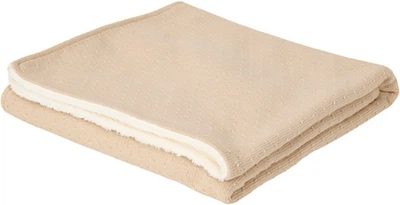 Дитячий плед Little Dutch Pure Soft Beige утеплений 70х100 см (8721122584347)