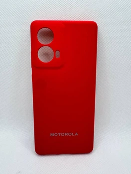Чехол Silicone Full Cover для Motorola Edge 50 Fusion Красный
