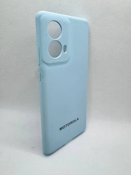 Чохол Silicone Full Cover для Motorola Edge 50 Fusion Світло-блакитний