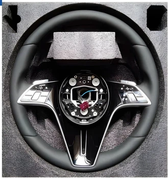 Руль Maybach-Style (черный -2026 серые кнопки, 3pin) для Mercedes C-сlass W205 2014-2021 гг