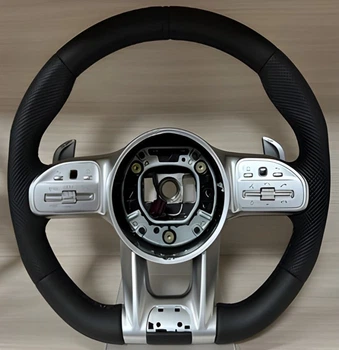 Руль AMG 2018-Style (черный, 3pin) для Mercedes S-сlass W222 2013-2022 гг