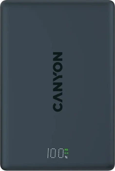 Powerbank Canyon OnPower 511 Magnetic 10000 mAh 20W Interstellar Black (CNS-CPB511B)