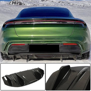Дифузор заднього бампера (для 2019-2024 Base SD, Карбон) для Porsche Taycan 2019- рр