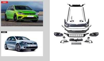 Комплект рестайлінгу в Golf 7R 2021-2026 для Volkswagen Golf 6 рр
