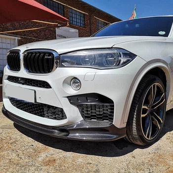 Накладка на передний бампер Lip V2 для F85, Карбон для BMW X5 F15 2013-2018 гг