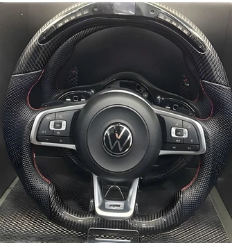 Руль (Карбон -2026 LED) для Volkswagen Golf 7/E-Golf 2012-2020 гг