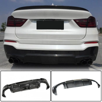 Диффузор заднего бампера (для M-Sport, Карбон) для BMW X4 F26 2014-2018 гг