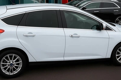 Полный комплект окантовки окон HB (12 шт, нержавейка) для Ford Focus III 2011-2017 гг