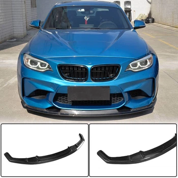 Передний лип-спойлер V1 для F87 M2, карбон для BMW 2 серия F22/F23 2014-2021 гг