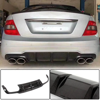 Диффузор заднего бампера V1 для AMG SD/Coupe 2012-2014 Карбон для Mercedes C-class W204