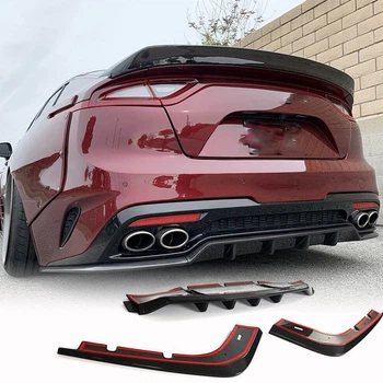 Диффузор Заднего Бампера (Карбон) для Kia Stinger 2017-2023 гг