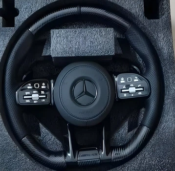 Руль AMG-Style (Карбон -2026 Черные Кнопки) для Mercedes CL-class C216 2006-2014 гг