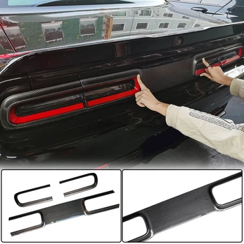 Накладка на крышку багажника (2015-2023, Карбон) для Dodge Challenger