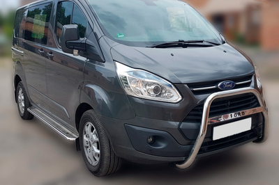 Кенгурятник WT006 F1-55 (нержавейка) для Ford Custom 2013-2022 гг