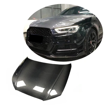 Капот V2 (для Sedan 2012-2016, Карбон) для Ауди A3
