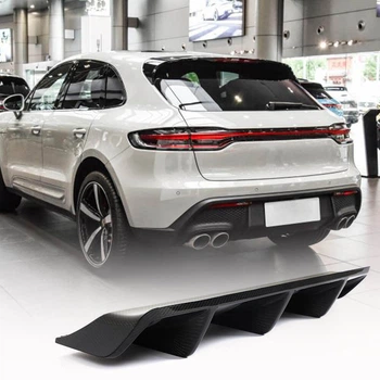Диффузор заднего бампера V1 (2021-2026, Карбон) для Porsche Macan