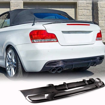 Диффузор заднего бампера V1 для E82/E88 M-Sport, Карбон для BMW 1 серия E81/E82/E87/E88 2004-2011 гг