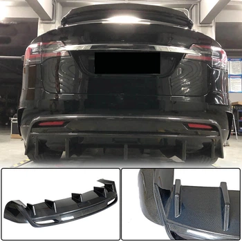 Диффузор заднего бампера (2015-2021, Карбон) для Tesla Model X 2015- гг