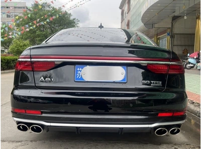 Задній дифузор з насадками S-Style (2022-2026) для Ауді A8 2018- рр