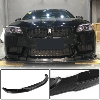Накладка на передній бампер Lip V3 (для F10 M5, Карбон) для BMW 5 серія F10/F11 2010-2016 рр
