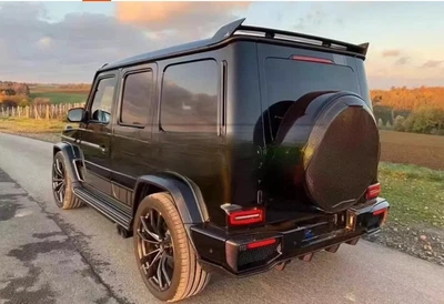 Диффузор заднего бампера V2 для G63 AMG, Карбон для Mercedes G сlass W463 2018-2024 гг