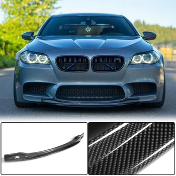 Накладка на передній бампер Lip V4 (для F10 M5, Карбон) для BMW 5 серія F10/F11 2010-2016 рр