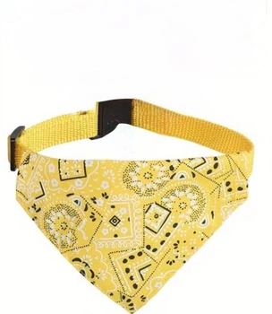Ошейник - бандана "DJUMPY" Желтая Size S