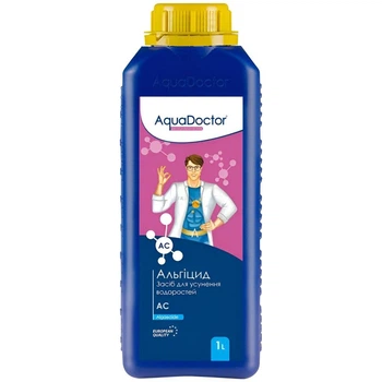 Альгицид AquaDoctor AC A15970, 1л, жидкое средство от водорослей для бассейна