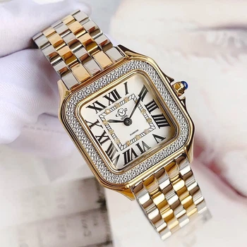 Женские швейцарские часы GV2 Gevril Milan 12113B Swiss Quartz Diamond наручный